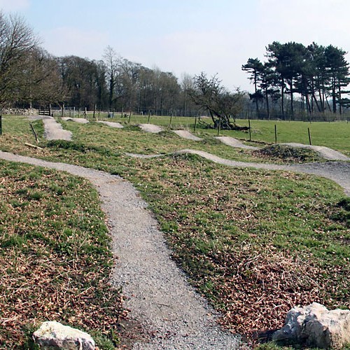 Pump track at Thornbridge Outdoors