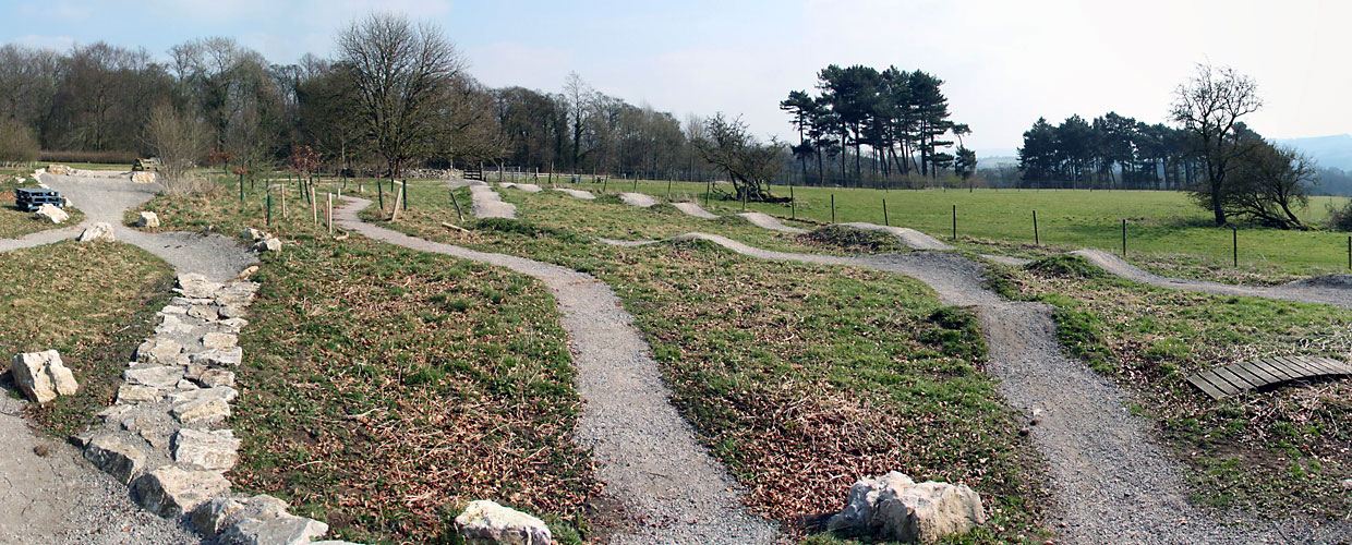 Pump Track Header Pump track at Thornbridge Outdoors
