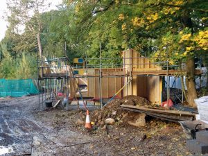 New outdoor classroom progress