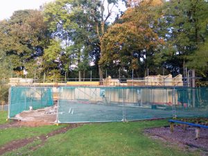 New outdoor classroom progress