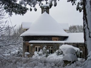 The Farm House covered in snow
