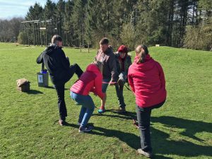 School Staff on a OEAP Outdoor Learning Cards Course