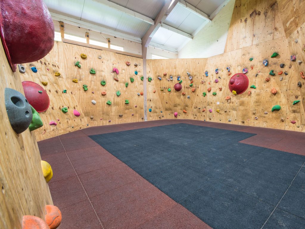 Bouldering Wall at Thornbridge Outdoors