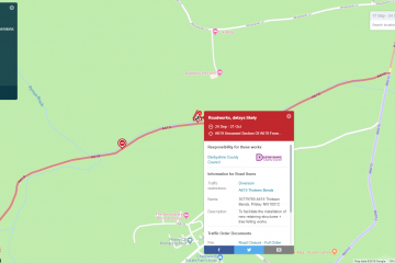 Thirteen Bends Road Closure, 24 September – 21 October 2018