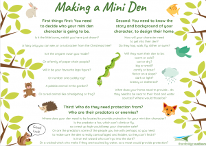 mini dens instruction sheet screen grab