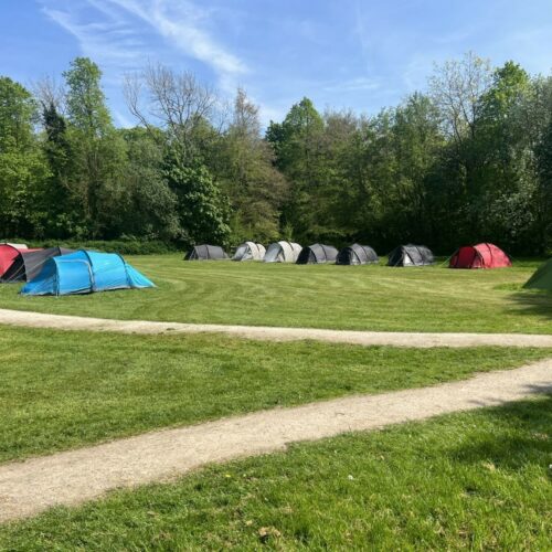 Meadow camping area